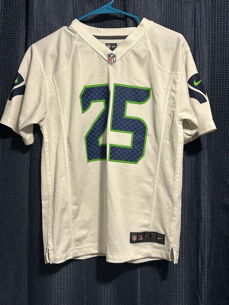 NFL Seattle Seahawks Richard Sherman Nike White Jersey Youth L