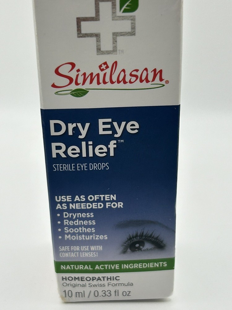 Similasan Dry Eye Relief Drops 10ml - Pack of 1 | Natural Formula | Fresh Stock