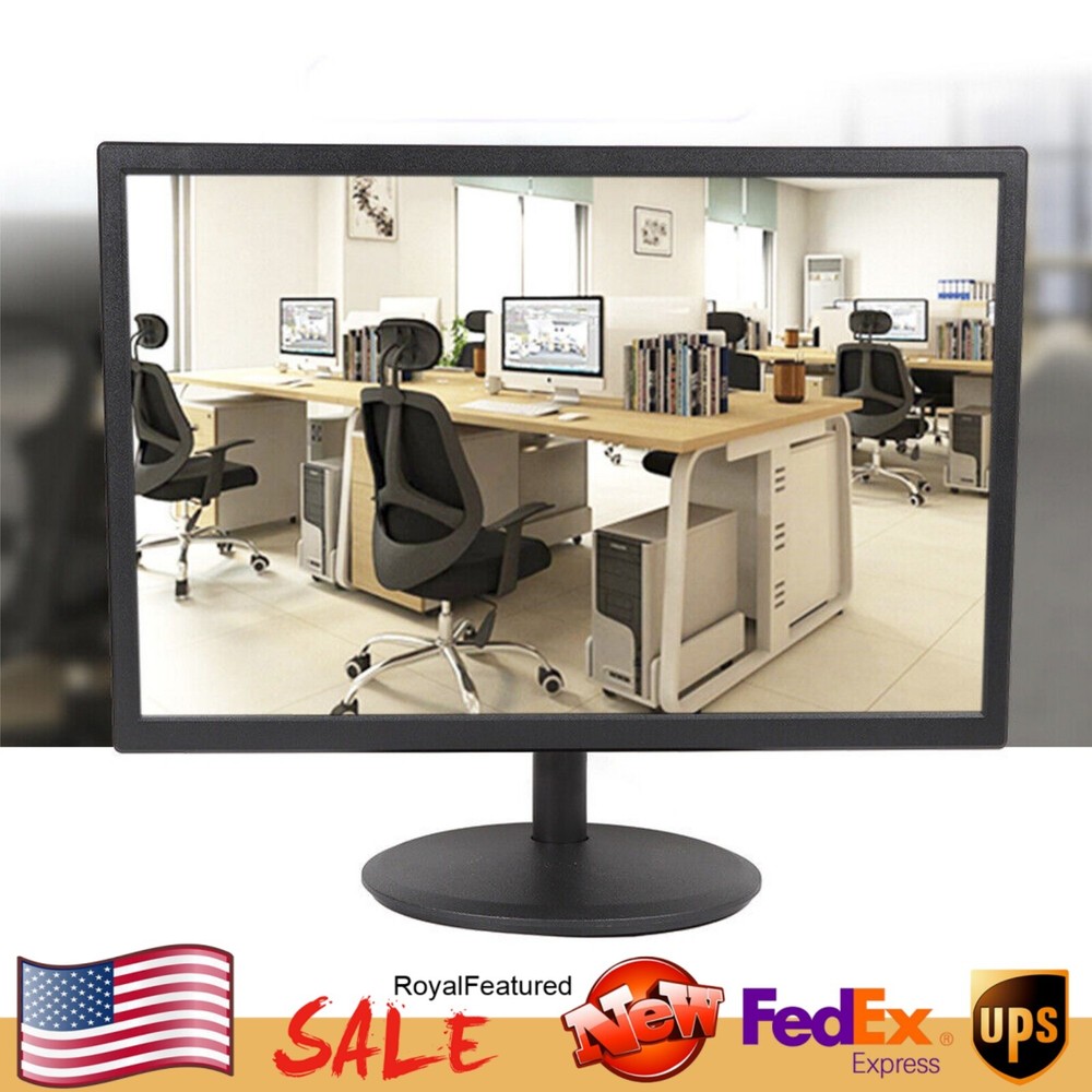 19-inch Portable LED Smart Monitor with 16:10 Aspect Ratio HDMI VGA AV HD Display
