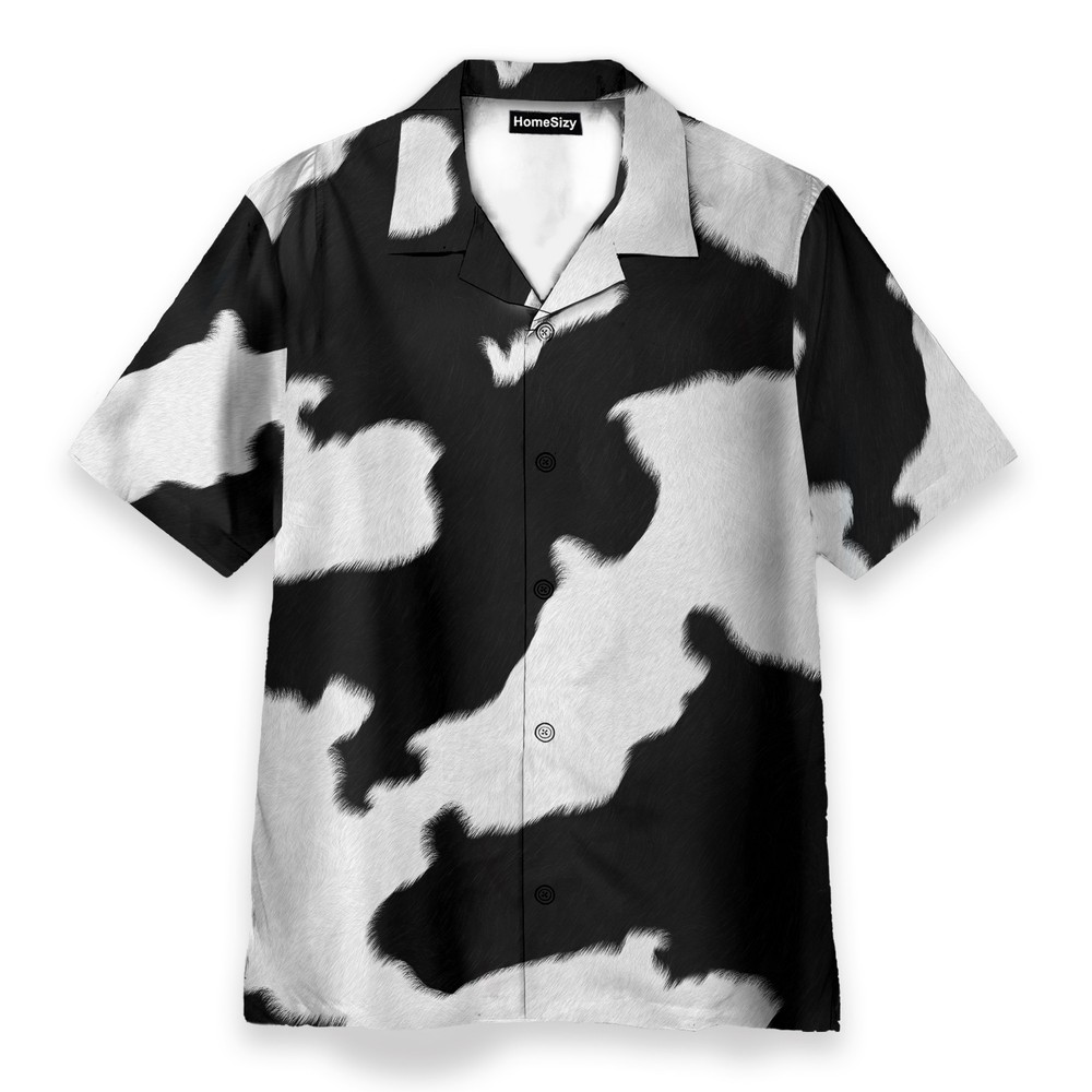 Dairy Cow Mens Buttons Up Shirts   Hawaiian Shirt Beach Shorts