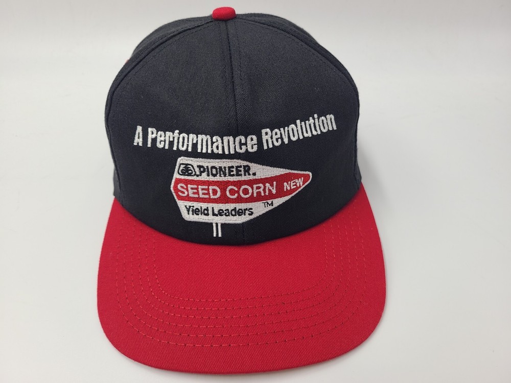 Vintage Pioneer Seed Corn A Performance Revolution K-Products Snapback Hat Cap