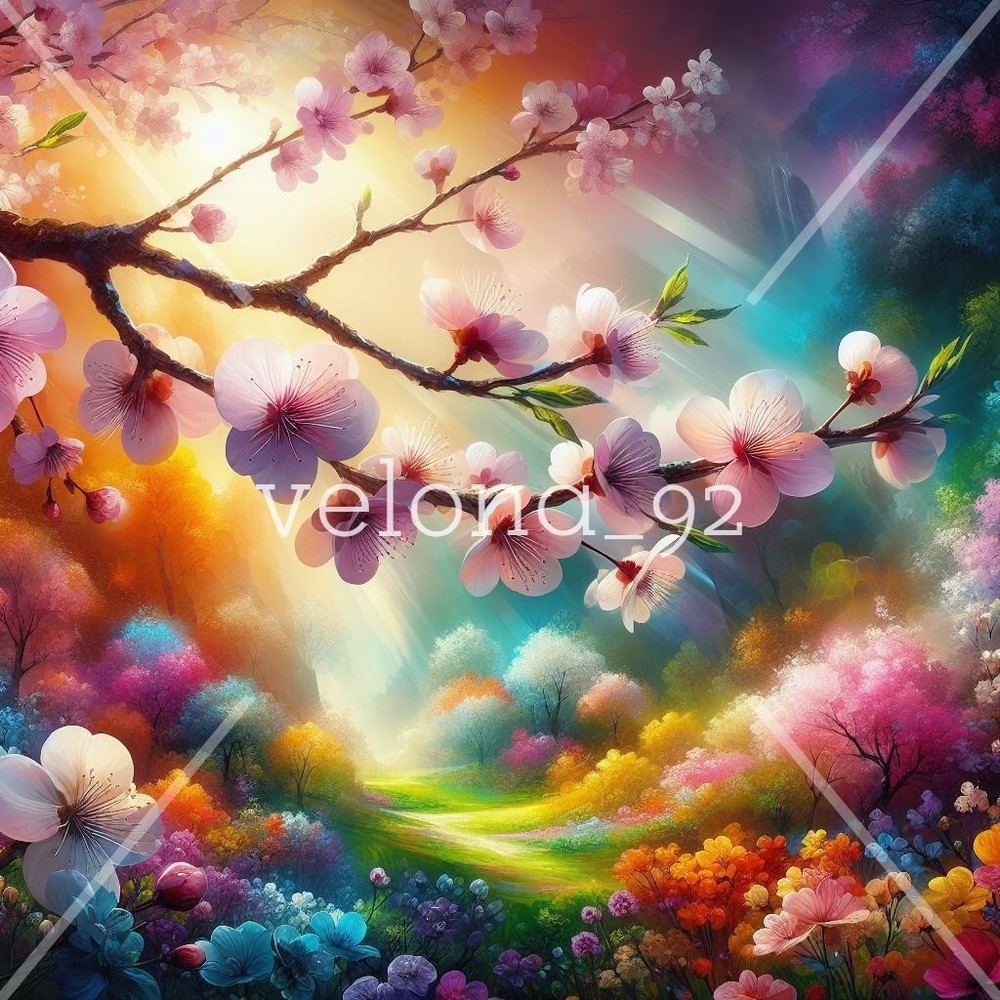 AI digital art wallpaper for desktop backgrounds-image