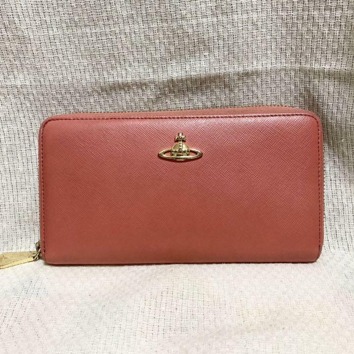 Vivienne Westwood Orb Pink Wallet Women 220309247