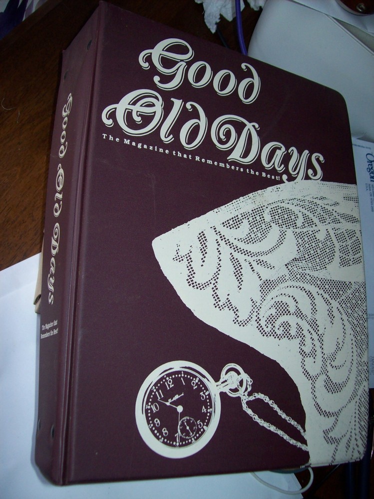 Lot of 13 GOOD OLD DAYS Magazines IN binder  sep-85 to sep-86