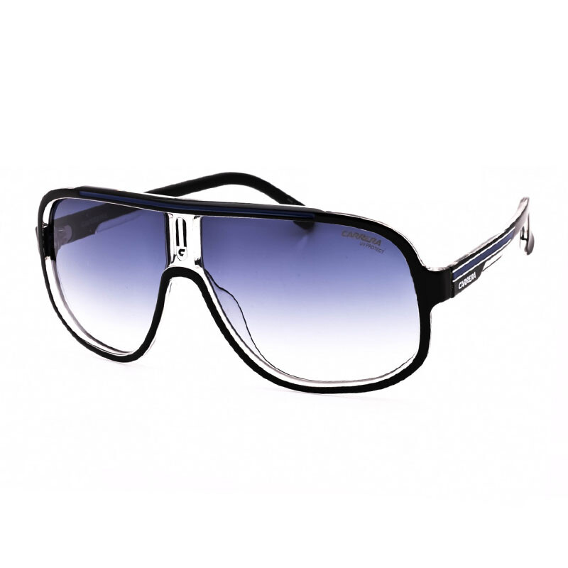 CARRERA 1058/S Black Dark Blue Gradient Sunglasses 63-11-135