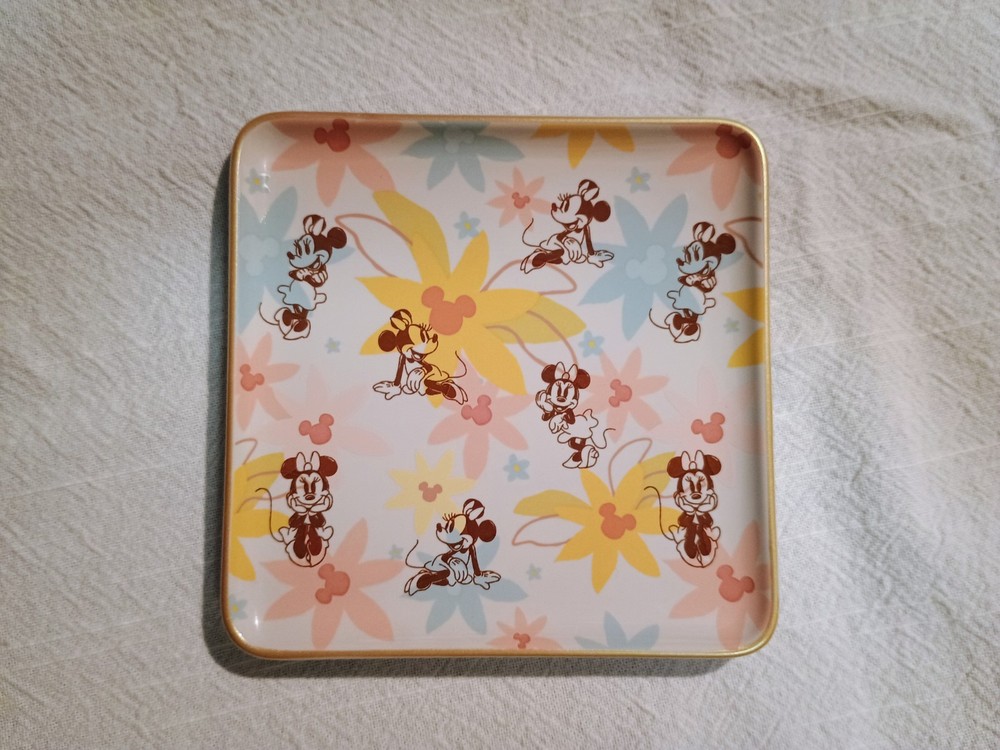 Disney Parks Minnie Mouse Jewelry Dish Trinket Tray New