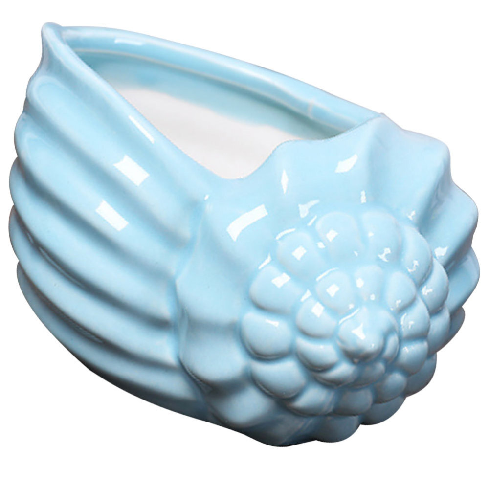 Shell Flower Pot Large Seashell Pots Conch Shaped Flowerpot