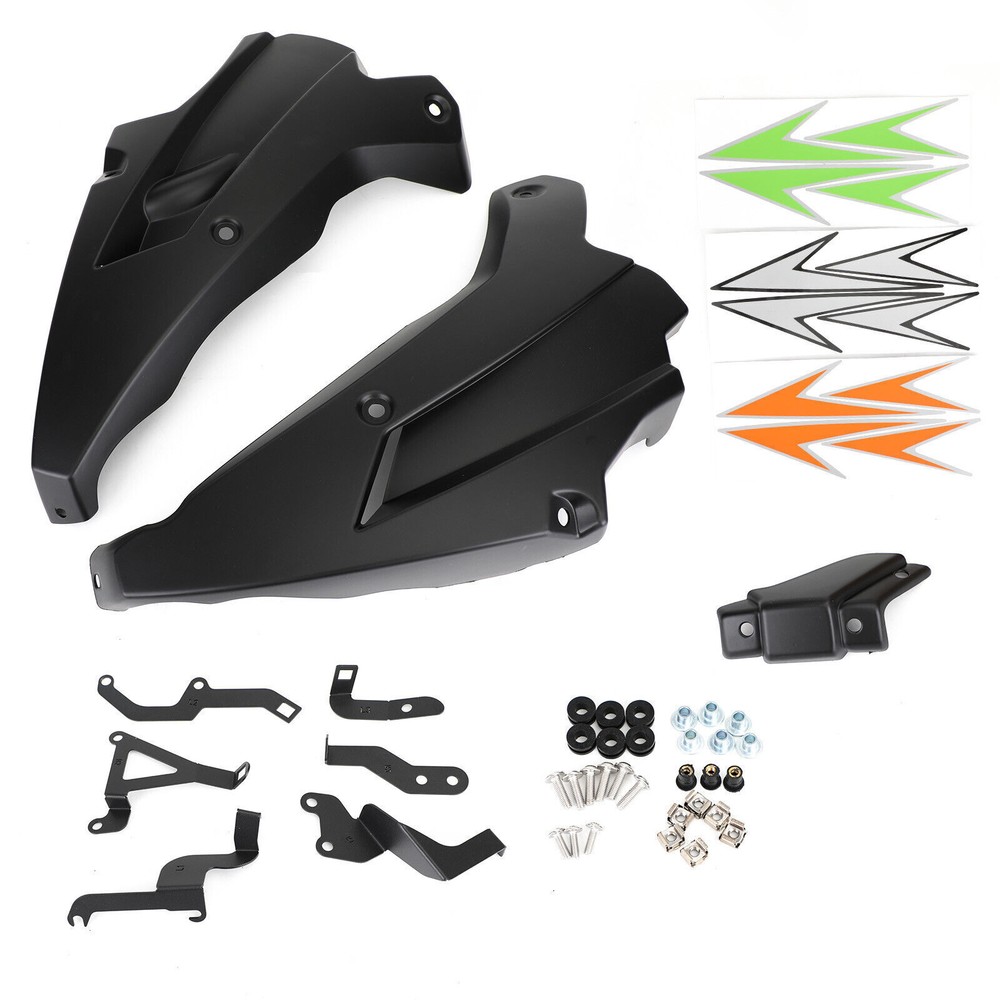 Motorcycle Left&Right Frame Side Cover Guard Fairing fit for Kawasaki Z900 Black