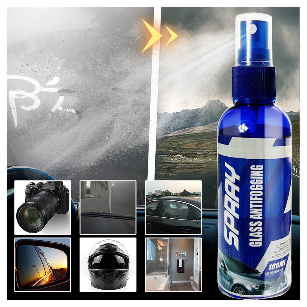 ^ Anti-Fog Car Defogger Glass Cleaner Spray For Automotive Interior Glass And ！