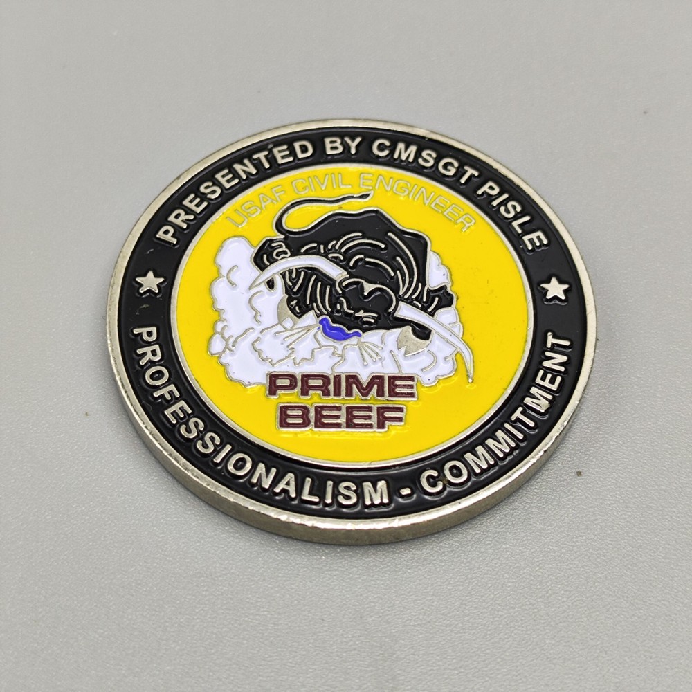 USAF PRIME BEEF Chief Award Outstanding Performance Challenge Coin