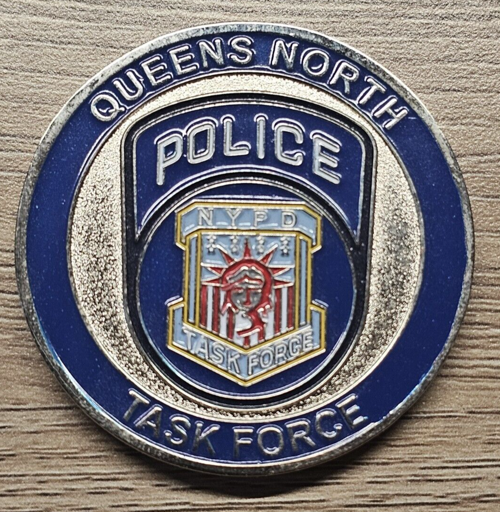NYPD Queens North Task Force Police Challenge Coin FREE SHIPPING