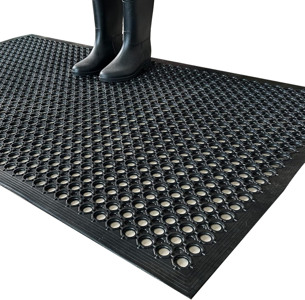 Outdoor Rubber Floor Mats anti Slip Restaurant Mat Commercial Kitchen Mat Rubber