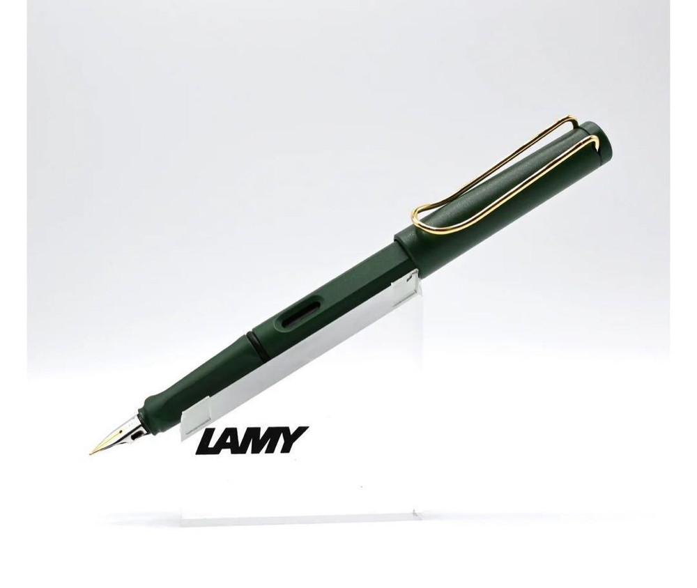 440pcs limited LAMY safari field green gold clip 14k gold nib #60627e