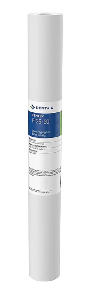 Pentair P25-20 Sediment Water Filter, 20-Inch, Whole House Spun-Bonded Polypr...