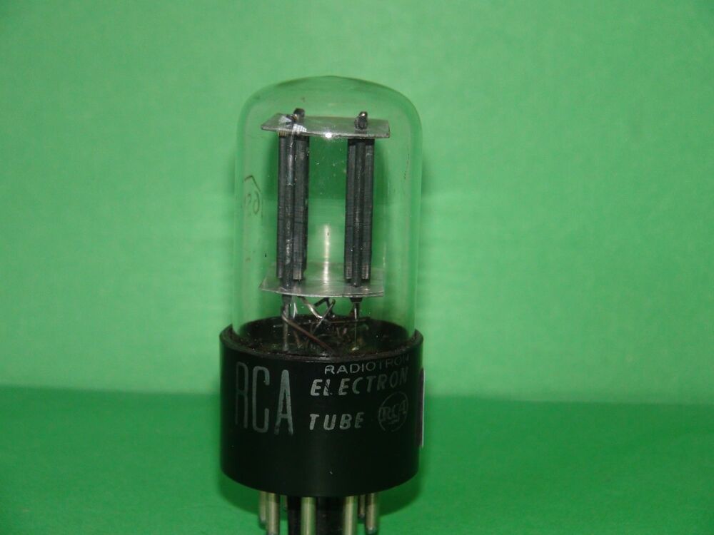 RCA 6SN7 GT Vacuum Tube 1955 Very Strong  & Balanced 2375|2400