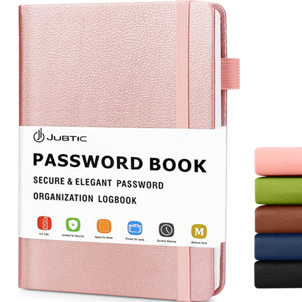 Secure Password Organizer with Alphabet Tabs - Internet Logbook Medium  -image