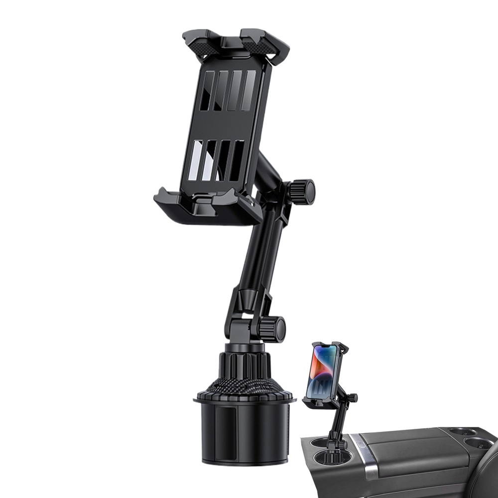 New Universal Car Mount Adjustable Gooseneck Cup Holder Cradle for Cell Phone