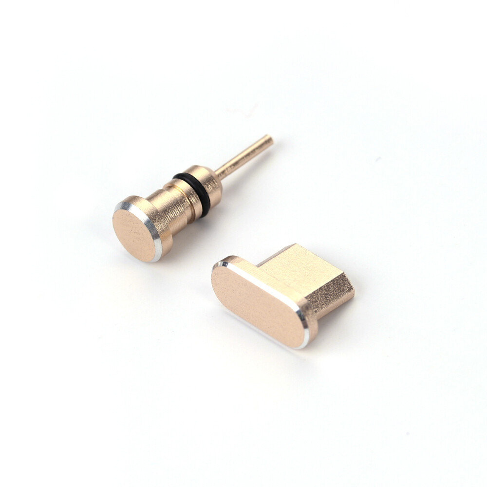 2 Pcs/ Headphone Jack Plug Micro USB Charm Earphone Charger