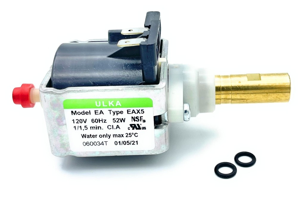 MacMaxe ULKA Model E Type EX5 â Solenoid Vibratory Water Pump with with Two Seal