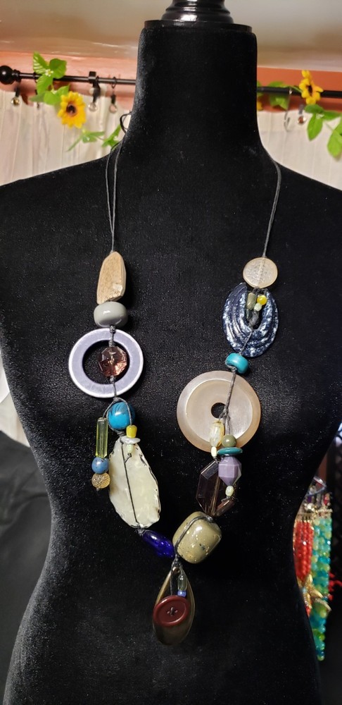 Teresa Goodall Boho Necklace Handcrafted Art-to-Wear Jewelry