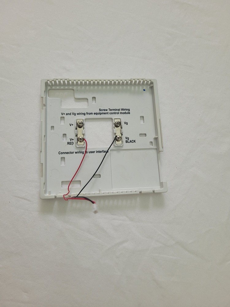 Carrier Edge Thermostat TP-NRH01-A Mounting Plate With Plug Replacement Part