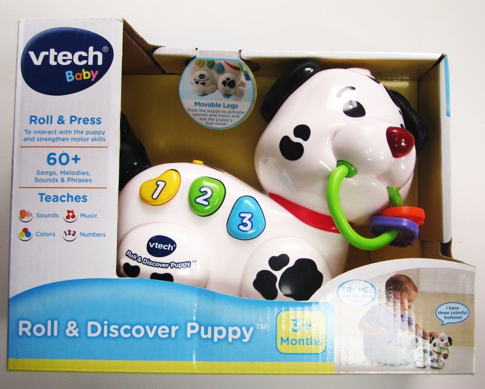 VTech Baby Roll & Discover Puppy Interactive Dog Toy BRAND NEW 2016