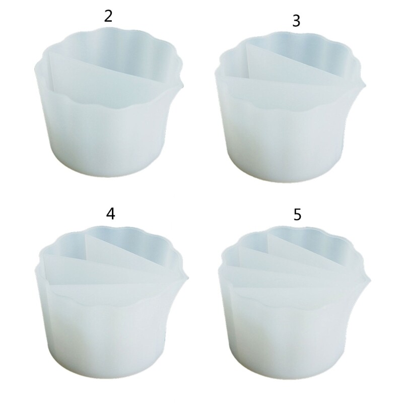 Silicone Resin Mixing Cups for DIY UV Color Blending