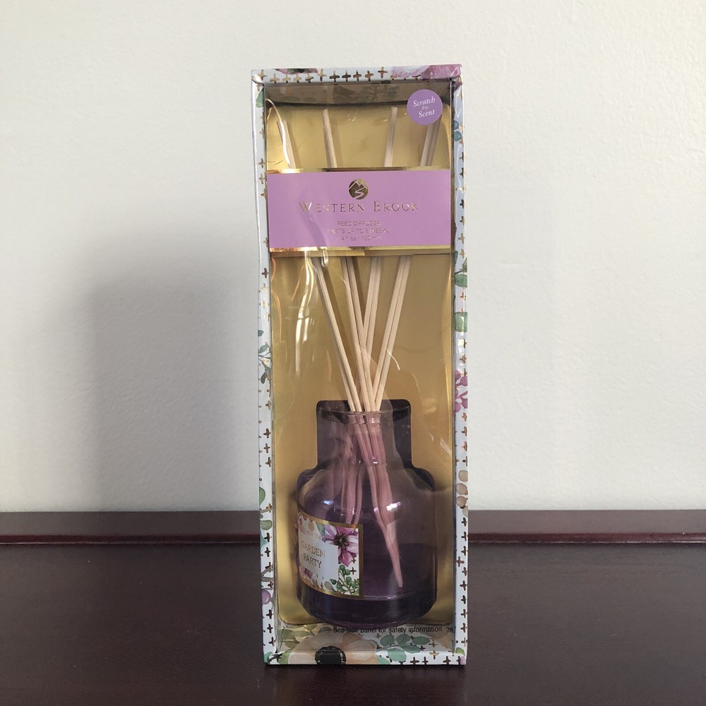West Brook  Garden Party Reed Diffuser - 3.4 fl. oz.  Brand New in Box