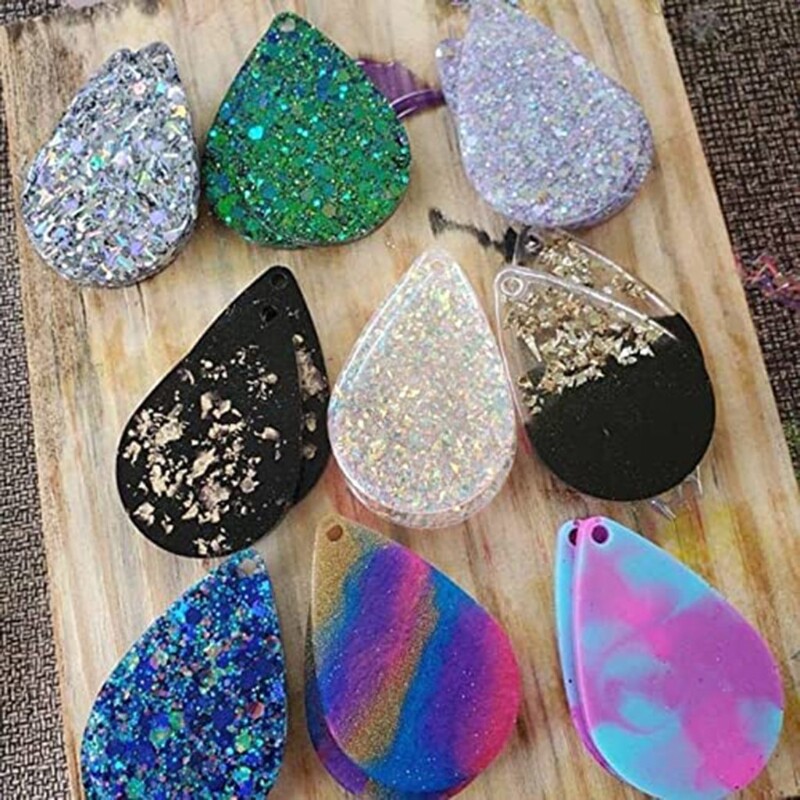 Tear Drop Silicone Mold for DIY Resin Earrings Keychains