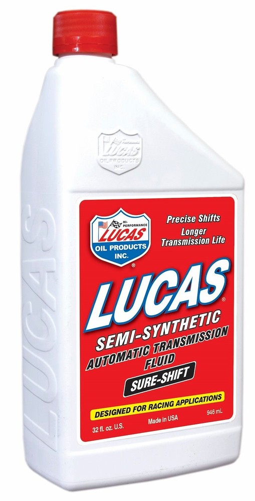 Lucas Oil 10052 Semi-Synthetic Automatic Transmission Fluid Sure-Shift ATF