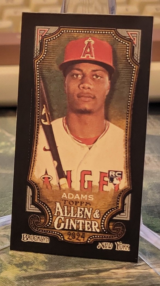 2024 Topps Allen & Ginter Black Border Mini Jordyn Adams #37 RC