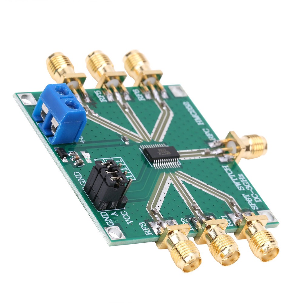 DC-3GHz RF Switch PCB Board Module with Single Positive Power Supply