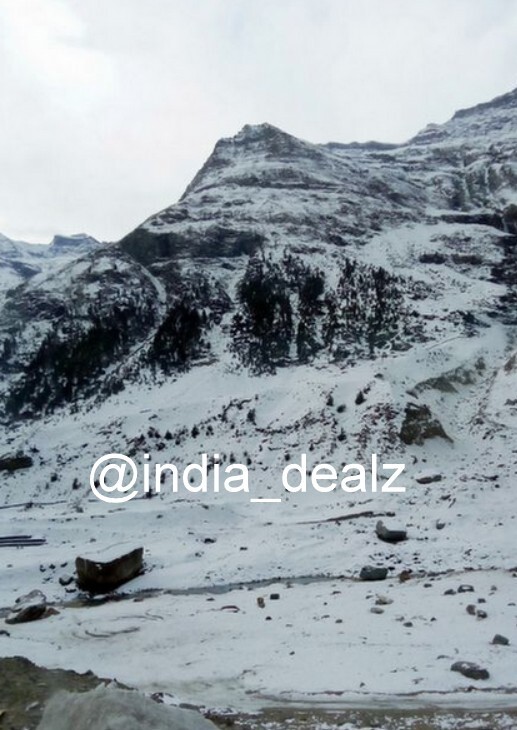 Snowy Sissu Valley India Mountain Landscape Digital Photo Pic SIS 027