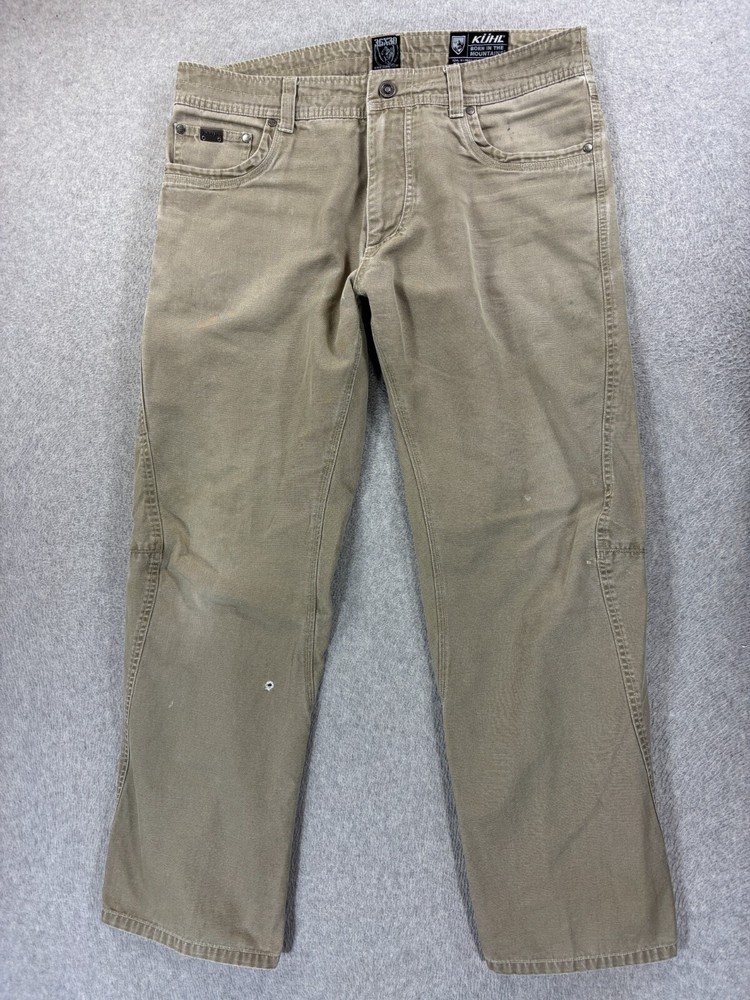 Kuhl Vintage Patina Dye Outkast Pants Mens 36x30 Tan
