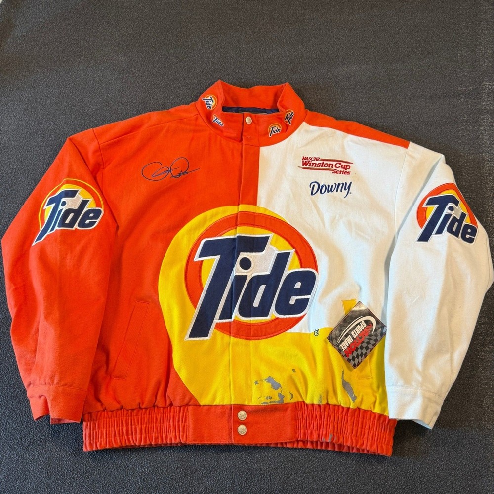 Vintage 1999 Tide NASCAR Racing Jacket by Chace Authentics NWT XL