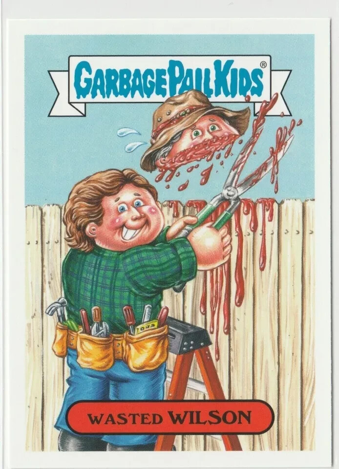 Wasted Wilson #4b Garbage Pail Kids GPK 2019 We Hate the 90s Series