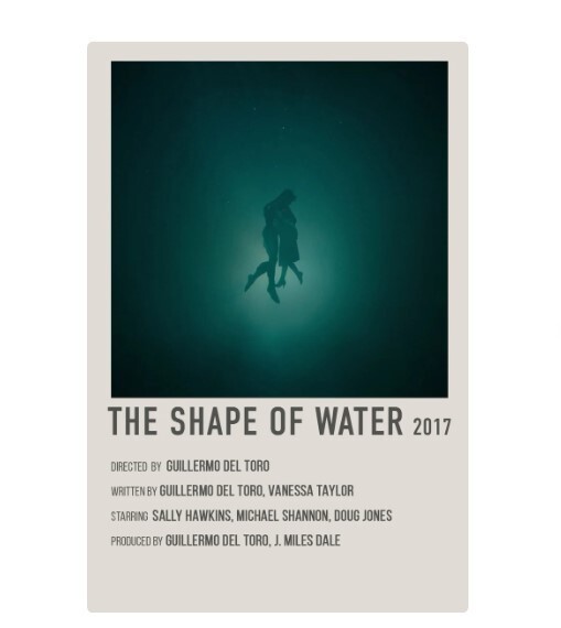 The Shape of Water Vintage Retro Movie Poster Art