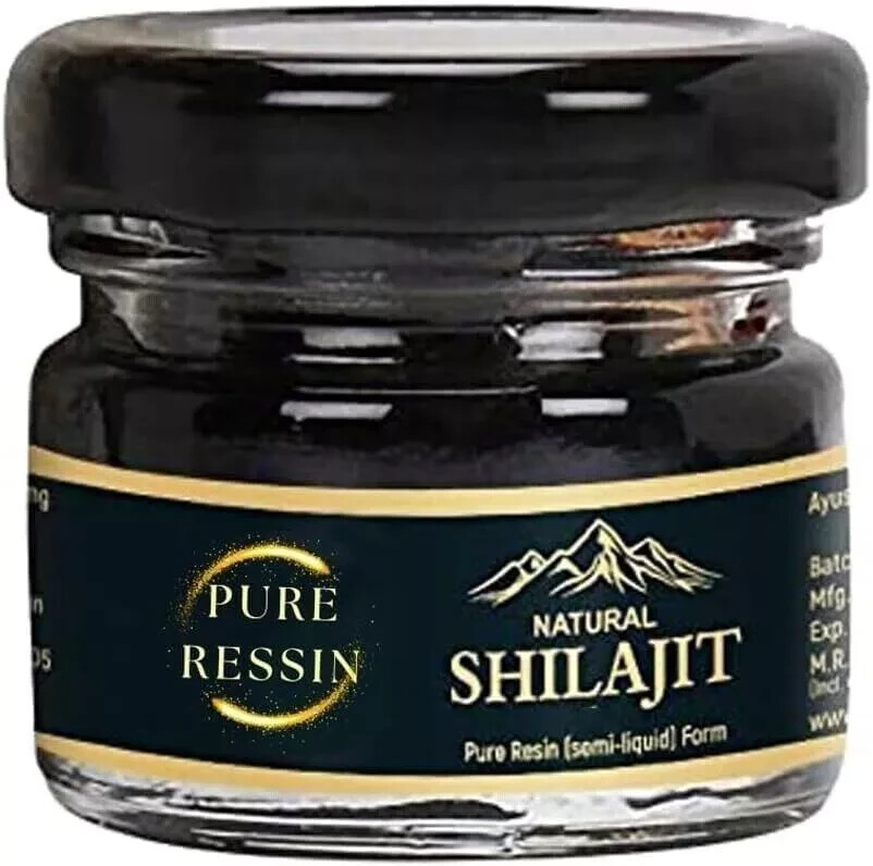Pure 100% Himalayan Shilajit Soft Resin Extremely Potent, Fulvic Acid, Pack of 1
