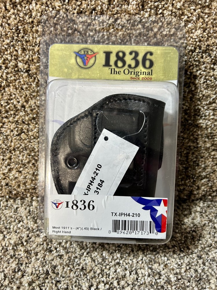 Texas 1836 Right-Hand Holster Fits 4