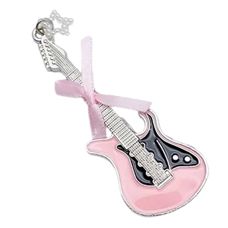 Korean Fashion Guitar Hair Clip Star Bowknot Hairpin Female Hair Barrettes