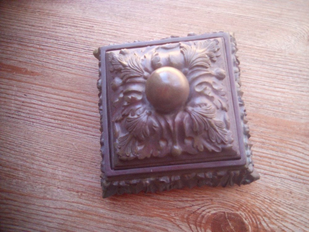 Decorative Box With Ornate Detailing Container For Trinkets Or Jewelry