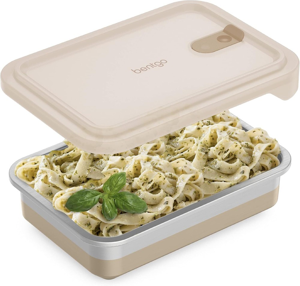 Bentgo MicroSteel Container - Microwave-Safe, Eco-Friendly Steel Lunchbox