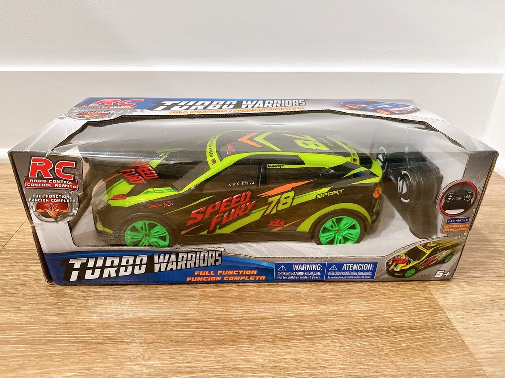 RC Radio Control Turbo Warrior Full Function Remote Control Car Speed Fury- NEW