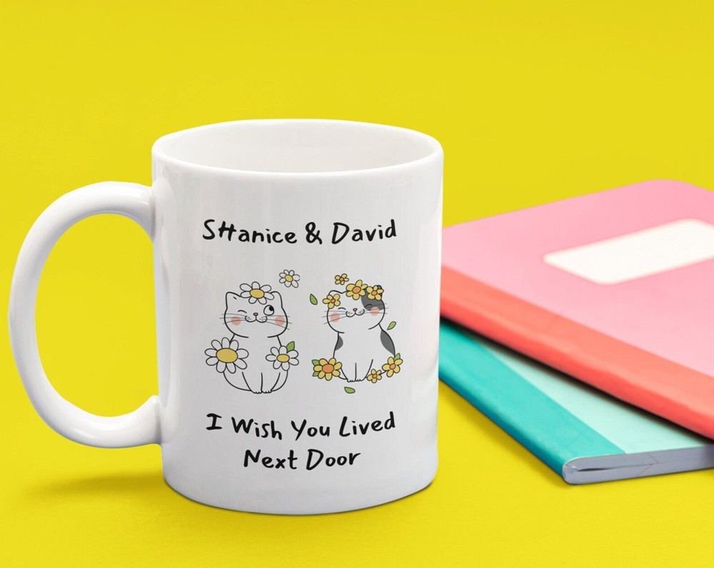 Customizable Long Distance Friendship Coffee Mug for Besties