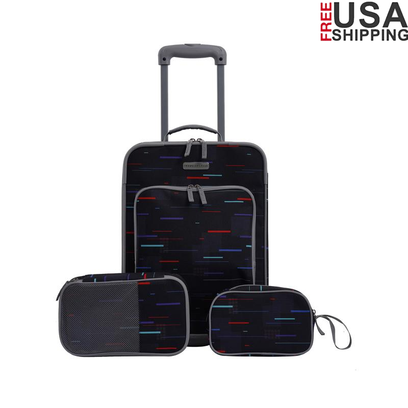 Junior Travel Luggage Set 3-Piece Rolling Carry-On Packing Cube Travel Kit New