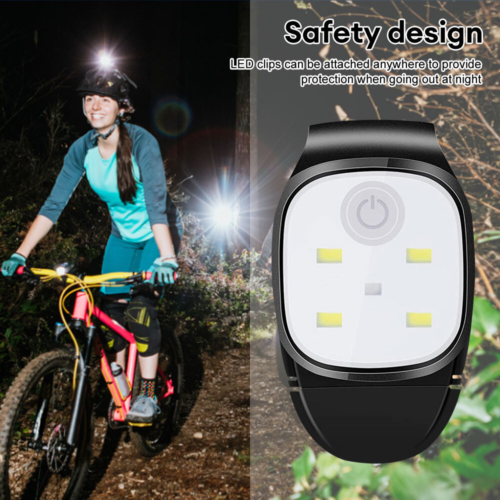 LED Clip On Hat Light Cap Headlight Headlamp Flashlight Lamp Torch Rechargeable