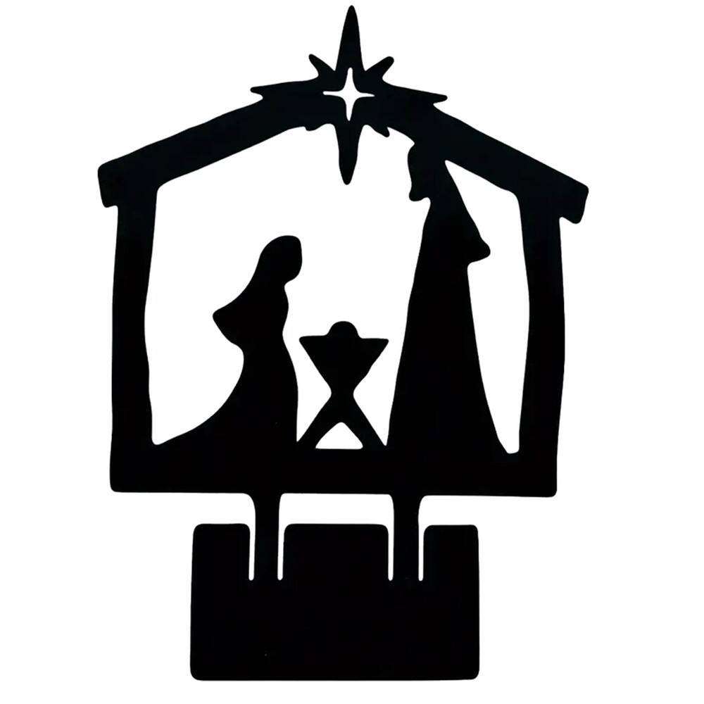 Nativity Scene Silhouette Nativity Figurines Set Christmas Nativity1026