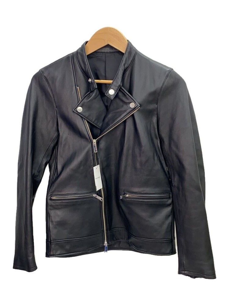 Studious Black Sheepskin Leather Blouson Jacket 108152004 1266