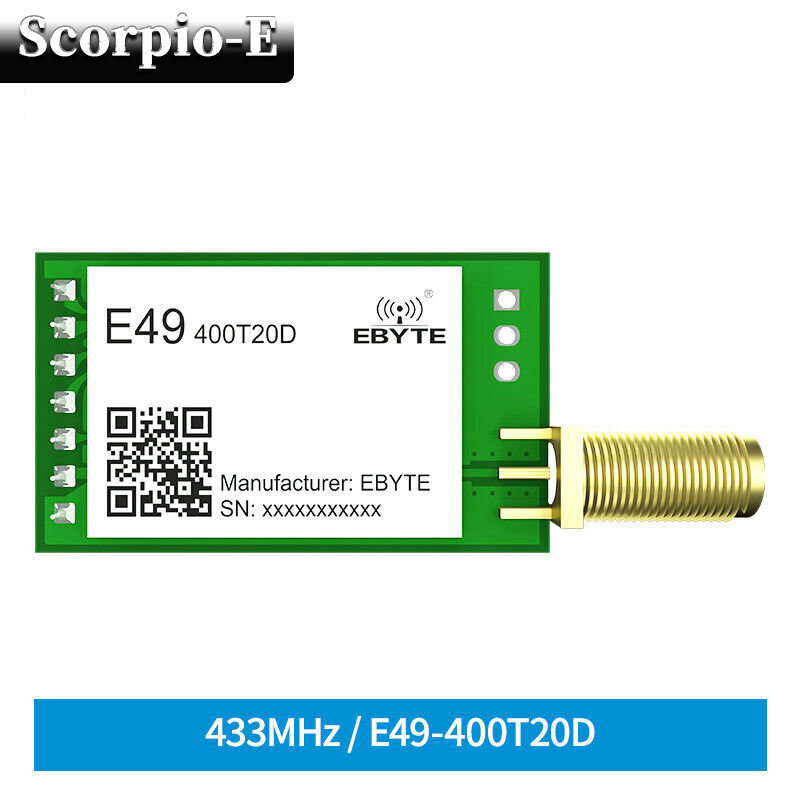 2Pcs 433MHz UART 20dBm TTL Level Output IoT DIP Wireless Transceiver Module-image