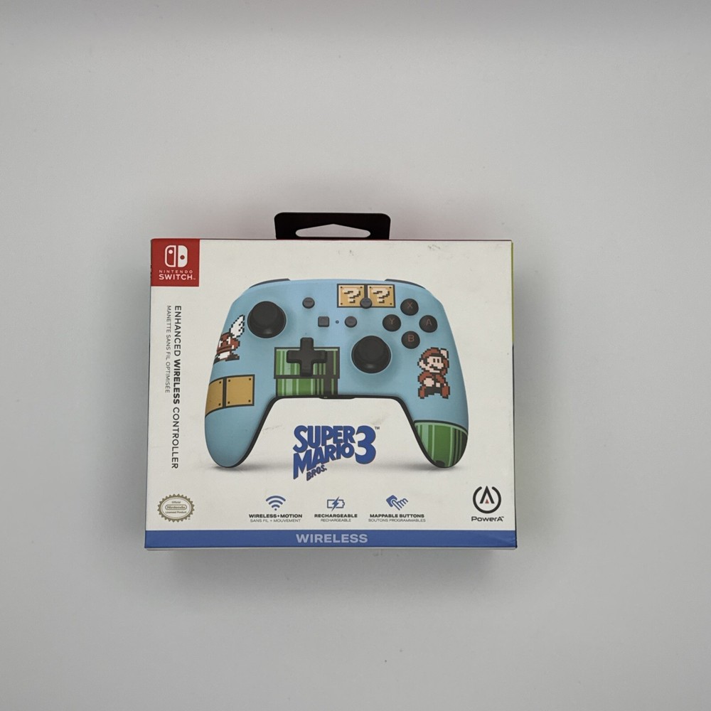 PowerA Super Mario Bros 3 Enhanced Wireless Controller for Nintendo Switch